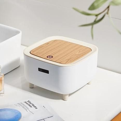 Classy Desktop Push Button Trash Bin The Gir Farmer