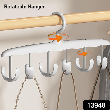 Rotatable Tank Top Hanger – Space Saving Closet Organizer for Dorms & Apartments (12-Hook) Your Brand