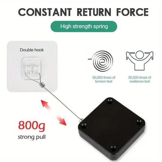 Easy-Install Automatic Door Closer - Adjustable, No-Drill Surface Mount with Sensor for Effortless Closing 8feb97-4