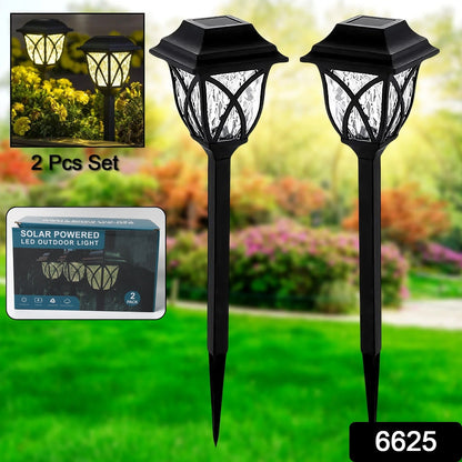 Solar Garden Lights LED Outdoor Stake Spotlight Fixture for Garden Light (Pack of 2pc ) Your Brand