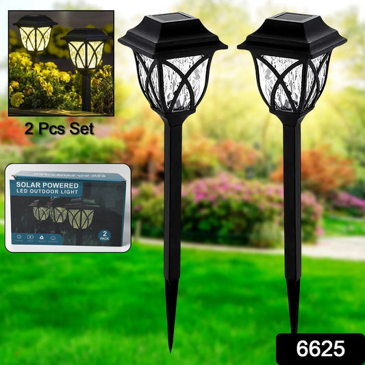 Solar Garden Lights LED Outdoor Stake Spotlight Fixture for Garden Light (Pack of 2pc ) Your Brand