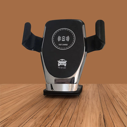 Car Phone Holder Wireless Car Charger 10W Qi Fast Charging Car Charger Gravity Auto Clamping 360Â° Rotation Air Vent Car Mount Holder Your Brand