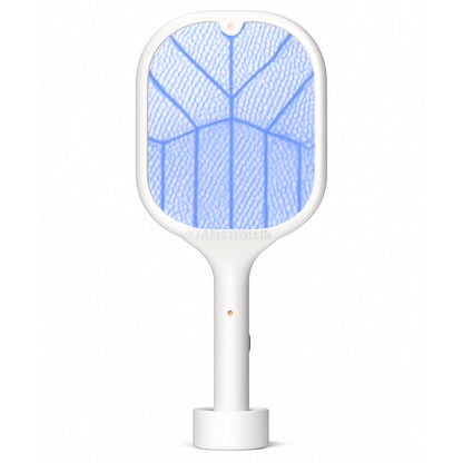 Rechargeable Mosquito Killer Racket with UV Light & USB Charging Base Your Brand