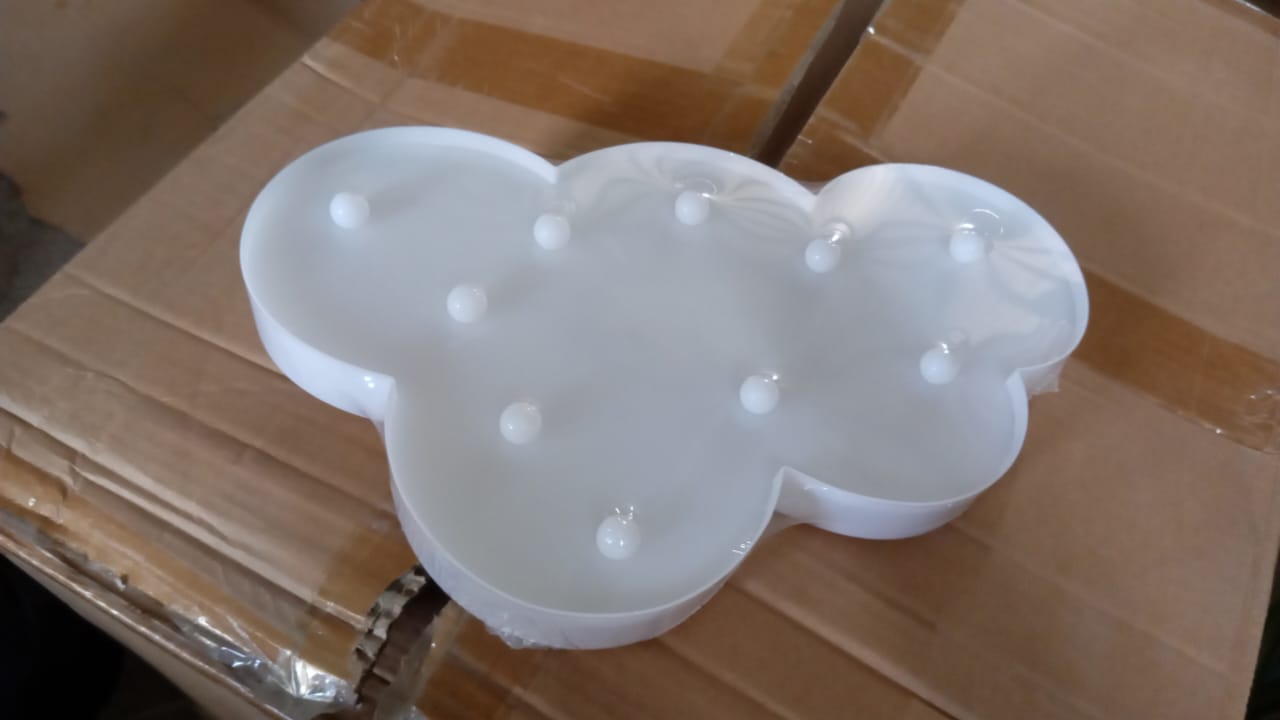 3D LED Table Lamp – Party & Kids, Home Decor, No Battery Your Brand