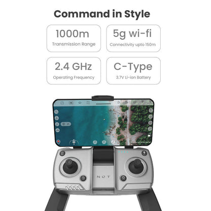 NOTORO Drone 2K Ultra HD camera with 2 axis gimbal | Made In India Drone Camera