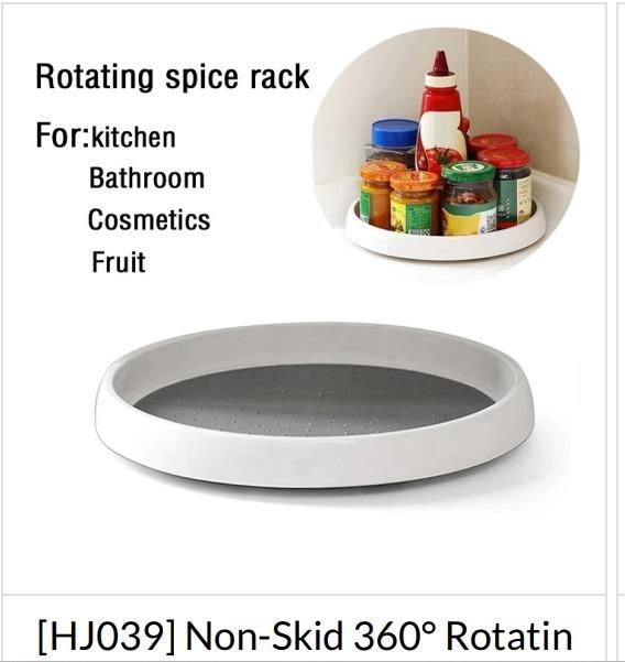 Round Countertop Storage for Bottles & Jars 8feb97-4