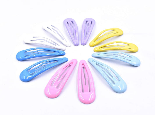 AM1299 Tic Tac Hair Pins for Women - 12 Piece Multicolor Set for Versatile Styling