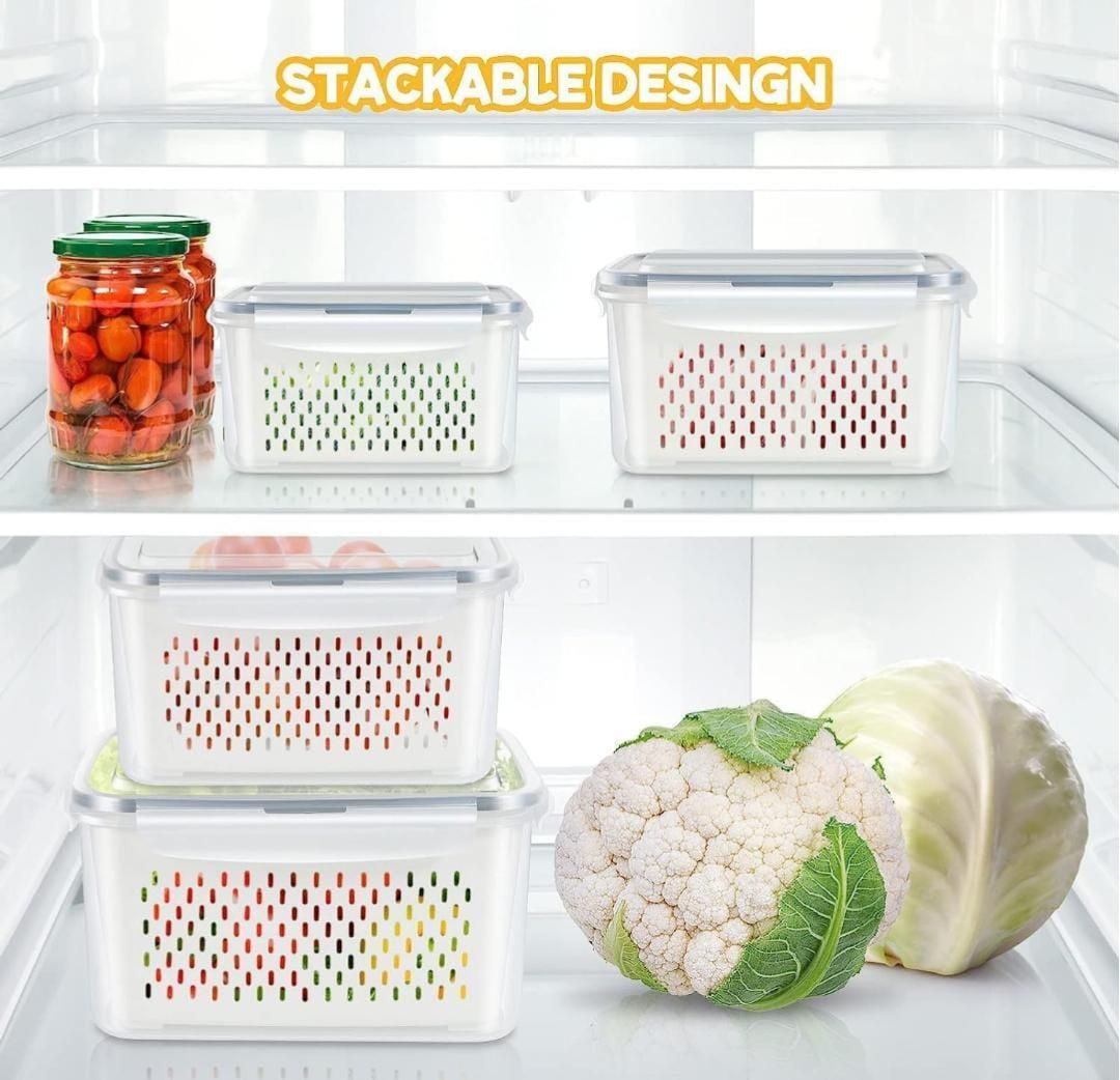 Kitchen Food Storage Containers Set (Pack of 2) 8feb97-4
