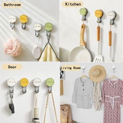 Suction Wall Hooks for Towel (Pack of 2) 8feb97-4