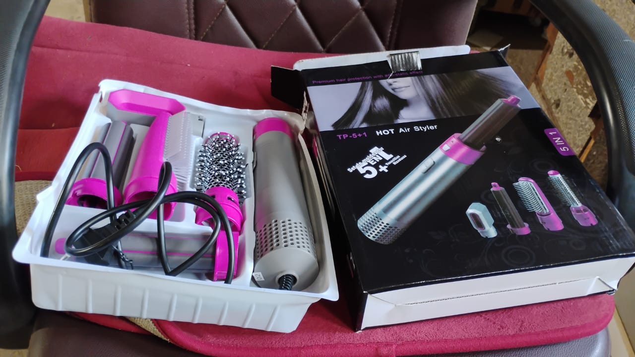 5 In 1 Hair Dryer Brush, Multifunctional Hot Air Styler Hair Tools Your Brand