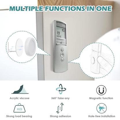 Magnetic Remote Control Wall Mount Holder (Pack of 5) 8feb97-4