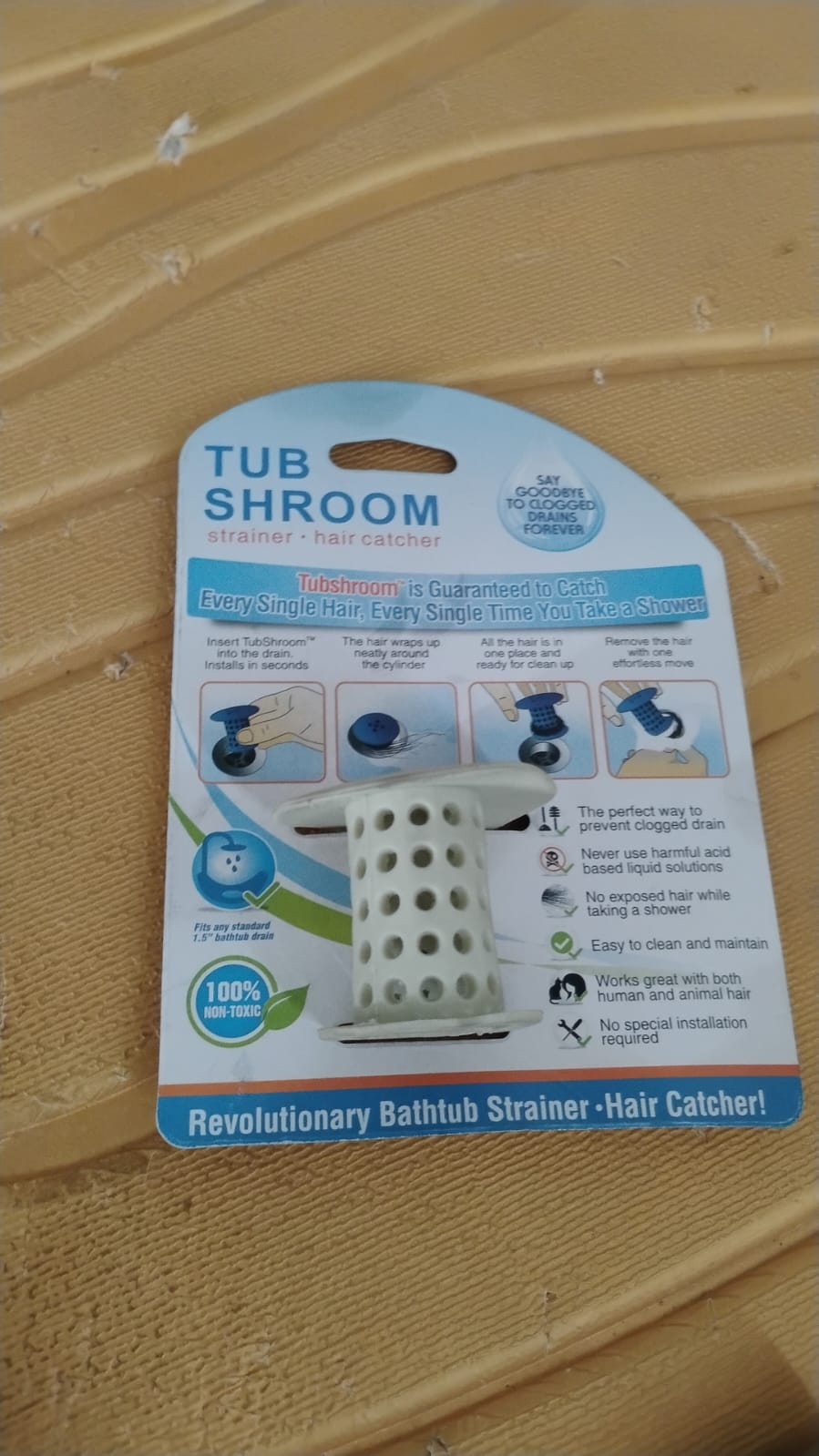 Universal Tub Drain Hair Catcher Strainer (1 Pc) Your Brand