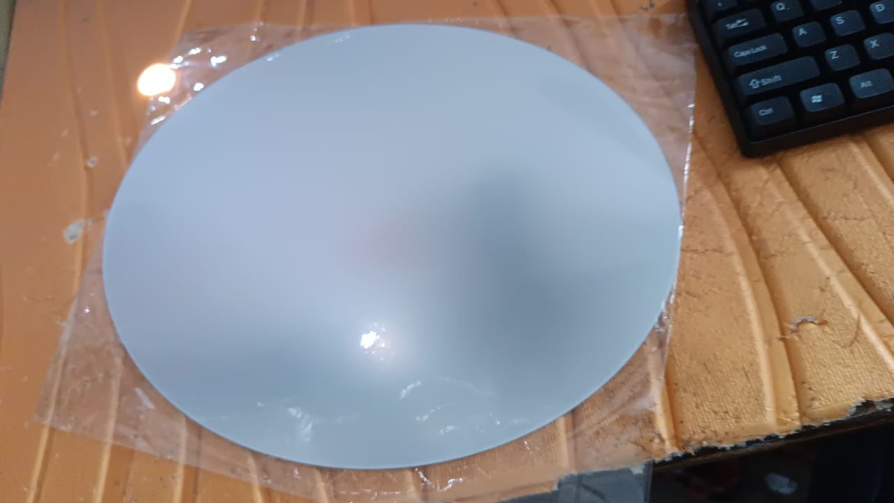 Elegant Oval Frameless Wall Mirror for Home & Office Decor (6 Pc) Your Brand