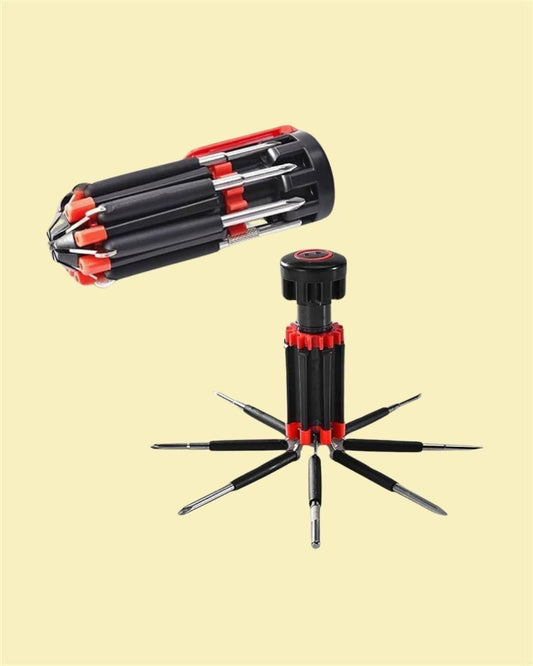 Screwdriver- 8 in 1 Screwdriver Interchangeable Bits Tool Set 8feb97-4