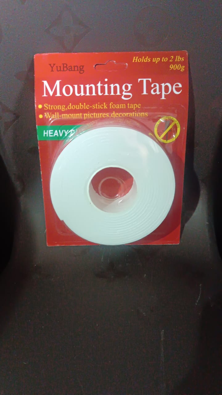 Strong Double Sided Tape Foam Mounting Tape (1 Pc / Big) Your Brand