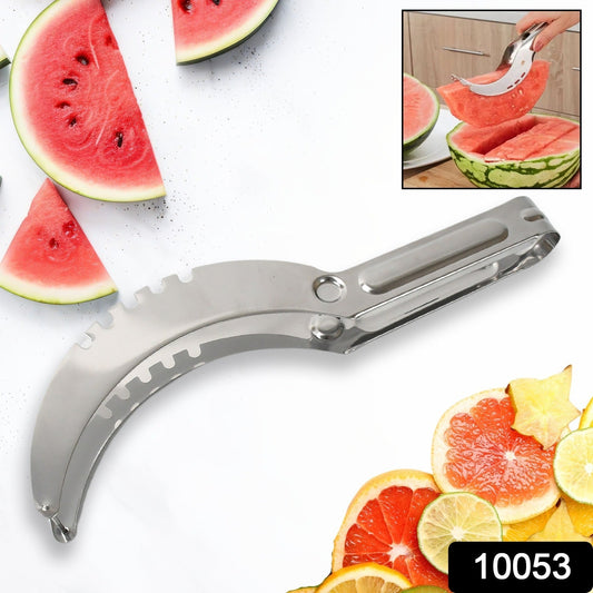 3in1 Stainless Steel Watermelon Cantaloupe Slicer Knife, Corer Fruit, Vegetable Tools Kitchen (1 Pc) Your Brand
