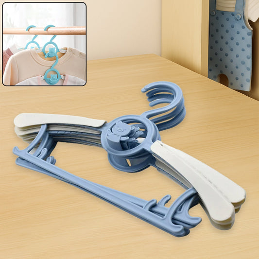 Large Adjustable Plastic Dress Hangers – Space-Saving & Lightweight (5 Pc) Your Brand
