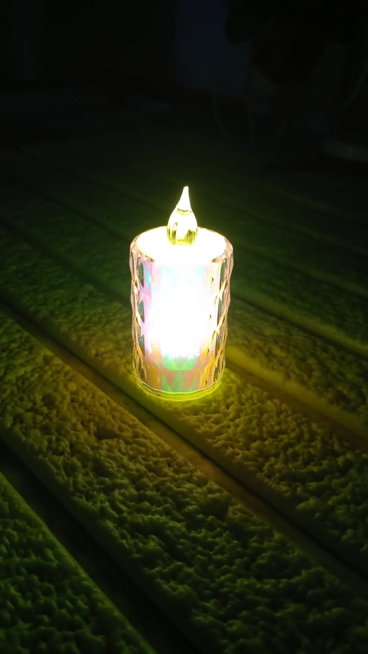 24 Pc Flameless and Smokeless Decorative Melting Candles LED Tea Light, Diwali Your Brand