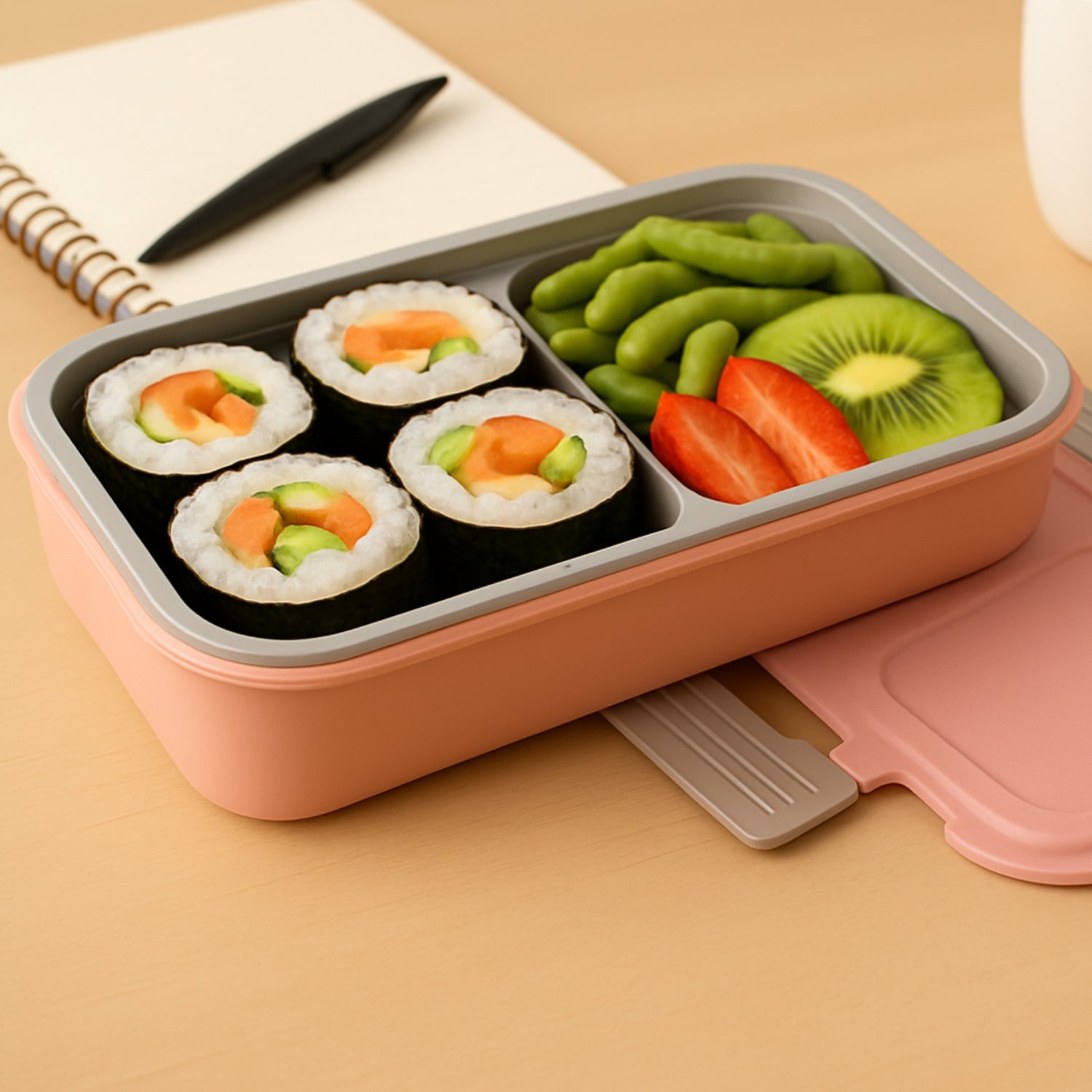 BPA-Free Snack Pack-2 Lunch Box – 2-Compartment Your Brand