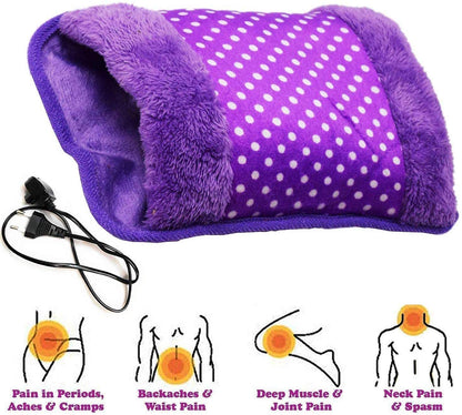 0381 Velvet Electric Pain Relief Heating Gel Pad
