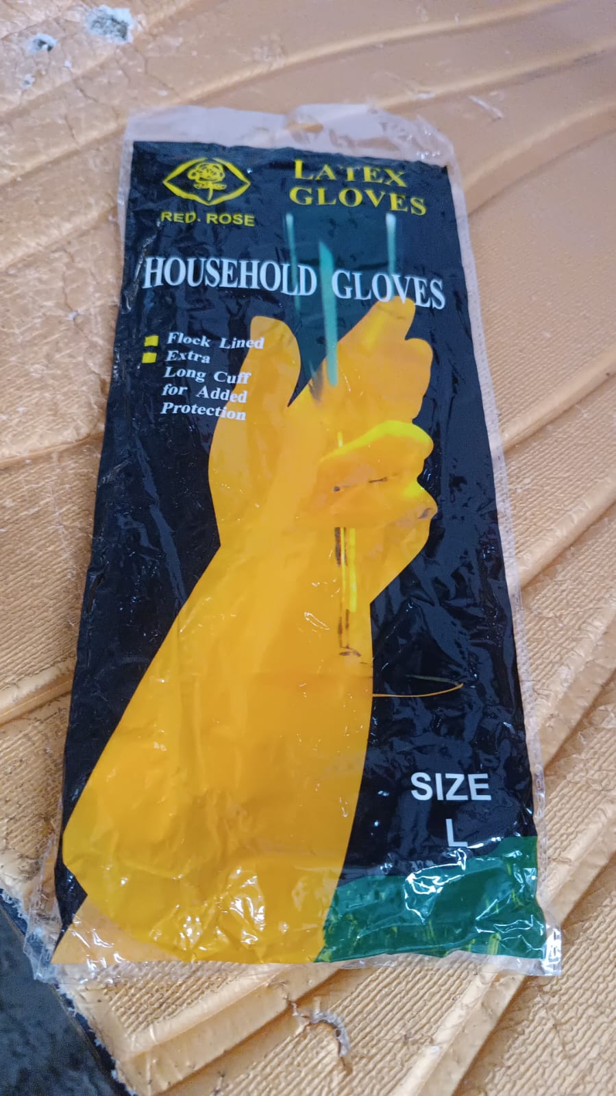 Premium Latex Household Cleaning Gloves (1 Pair) Your Brand