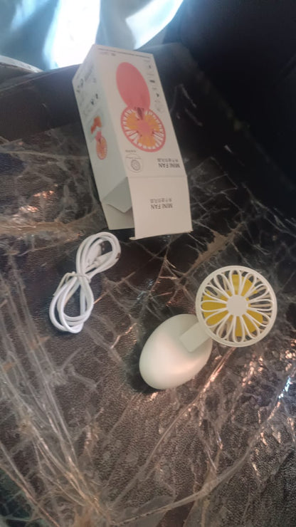 Mini USB Handheld Fan, Portable Rechargeable Mini Fan for Home, Office, Travel and Outdoor Use (1 Pc) Your Brand