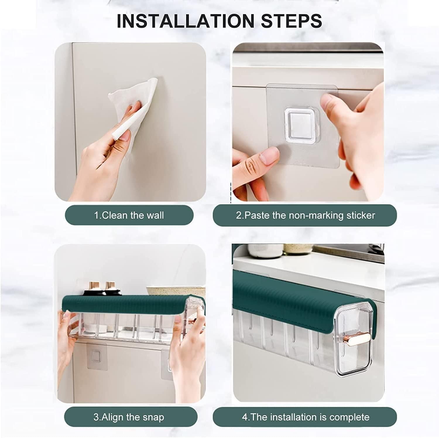 Clear Wall Mounted Drawer Organizer 8feb97-4