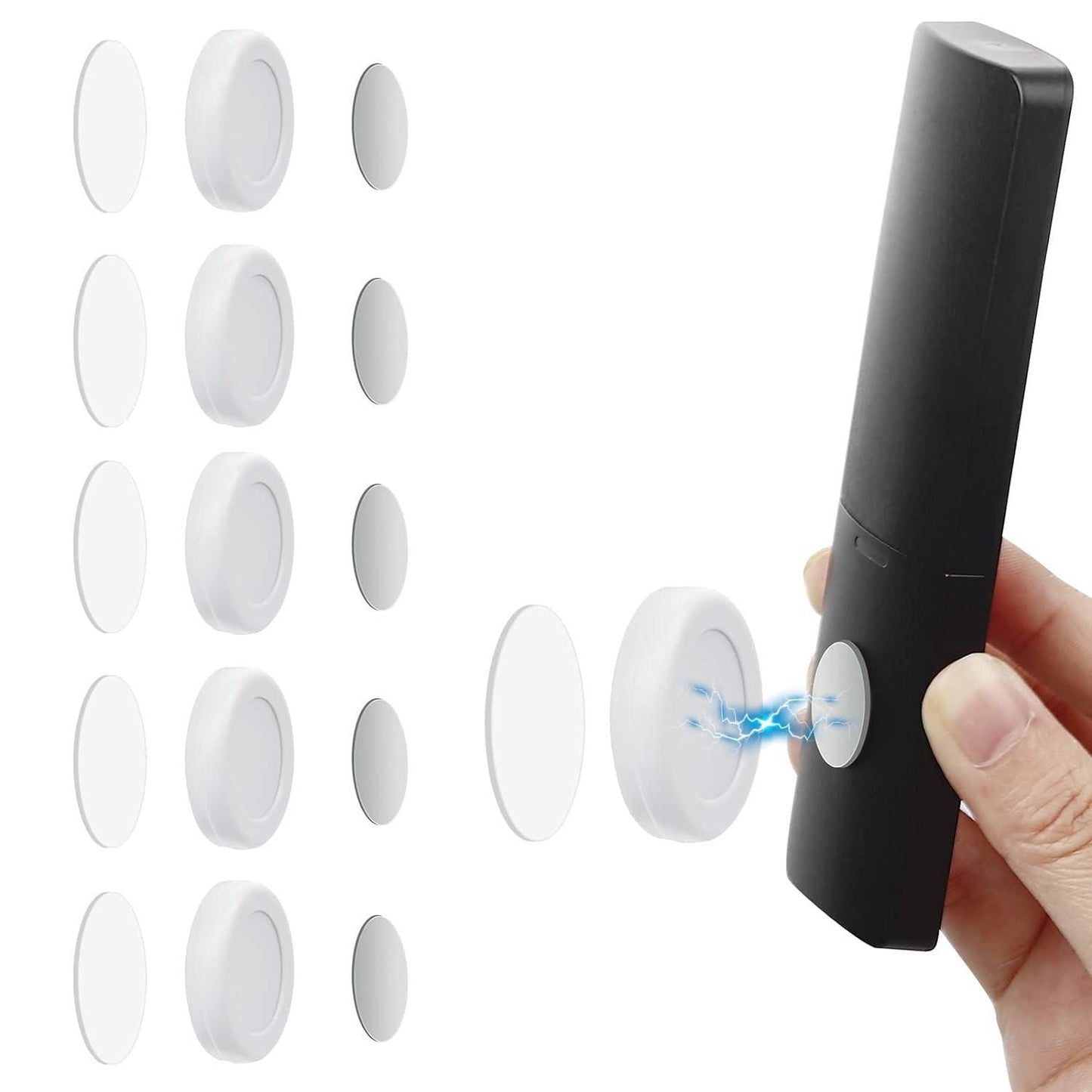 Magnetic Remote Control Wall Mount Holder (Pack of 5) 8feb97-4