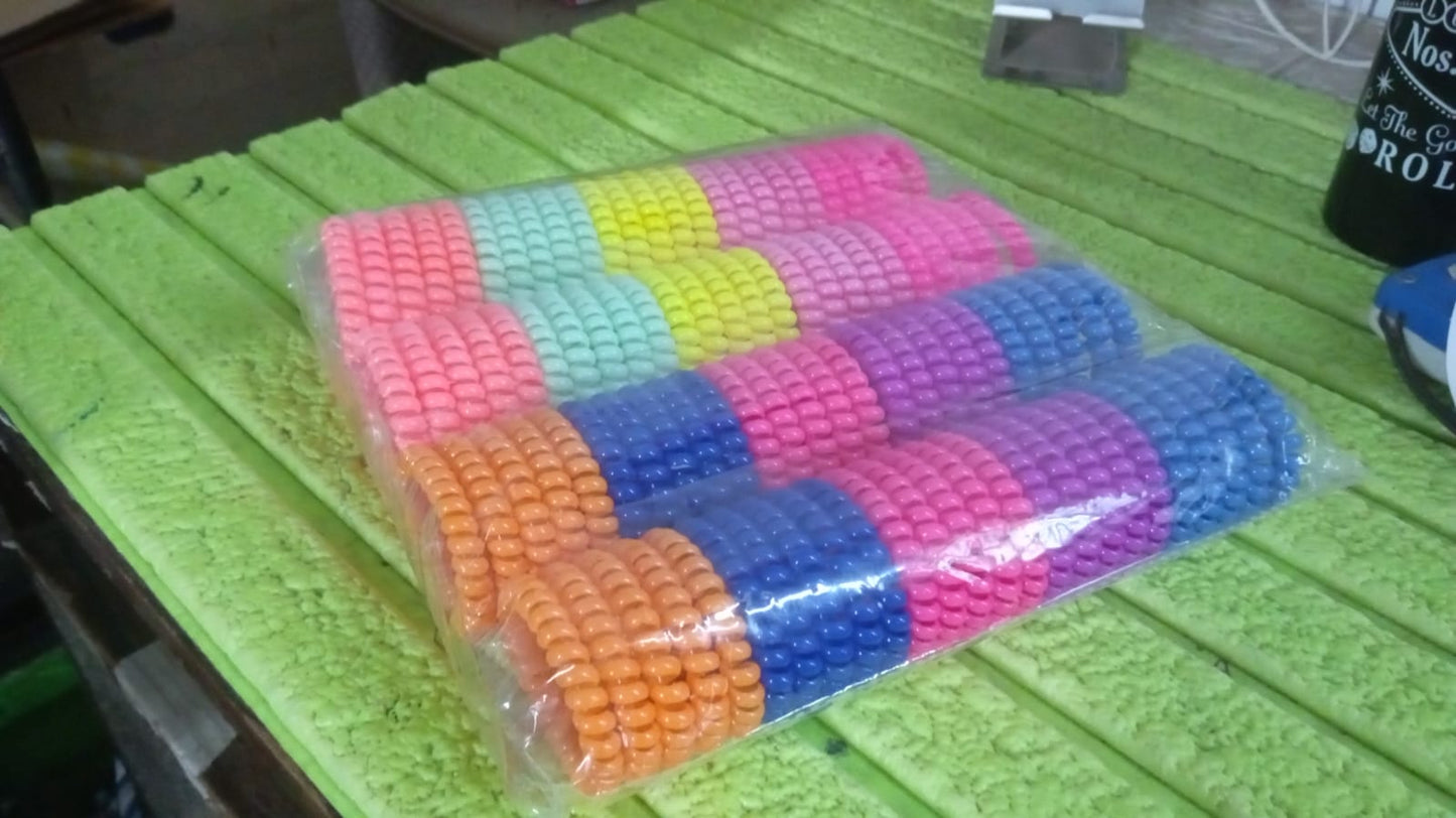 Telephone Wire Hair bands Pack of 100 Pcs, Hair accessories Your Brand