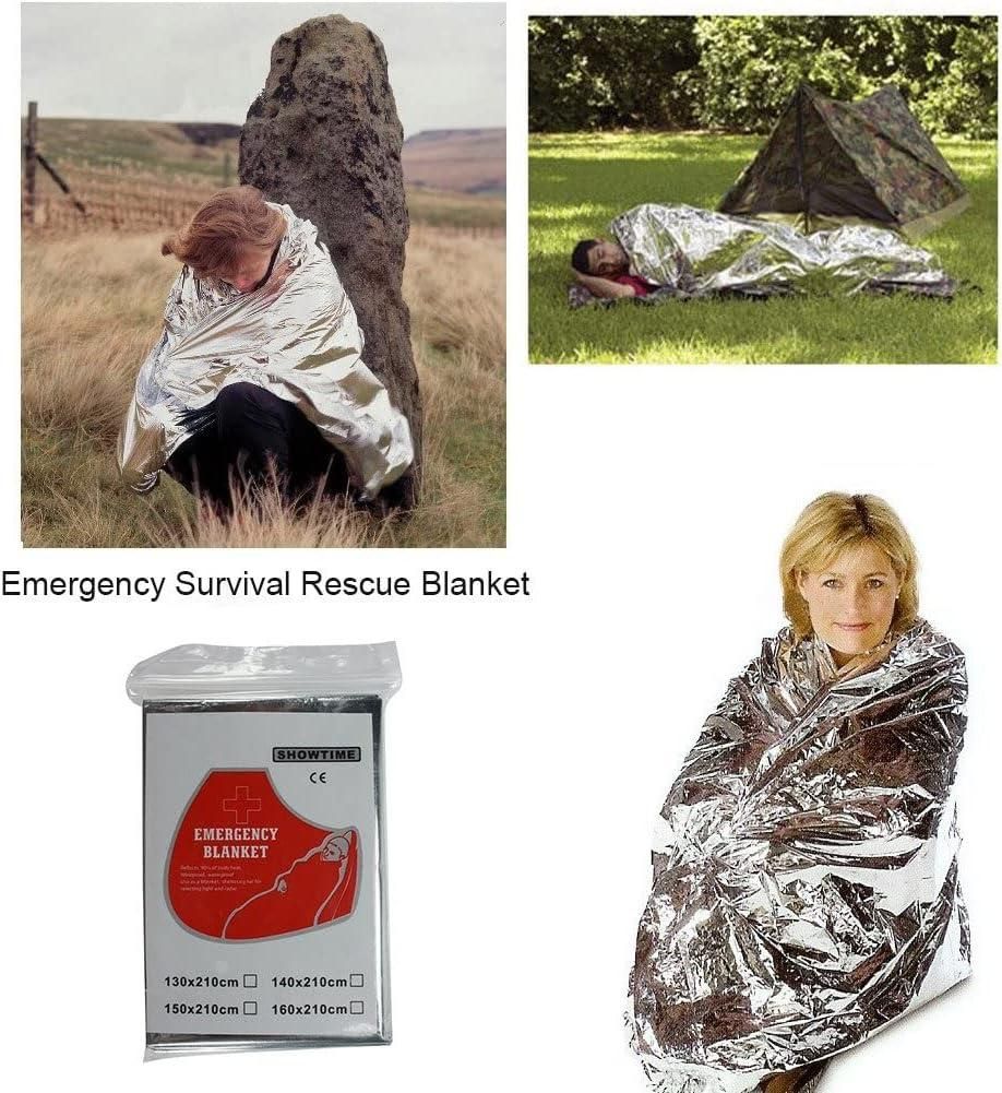 Multifunctional Rescue Foil Heat Blankets (Pack of 2) 8feb97-4
