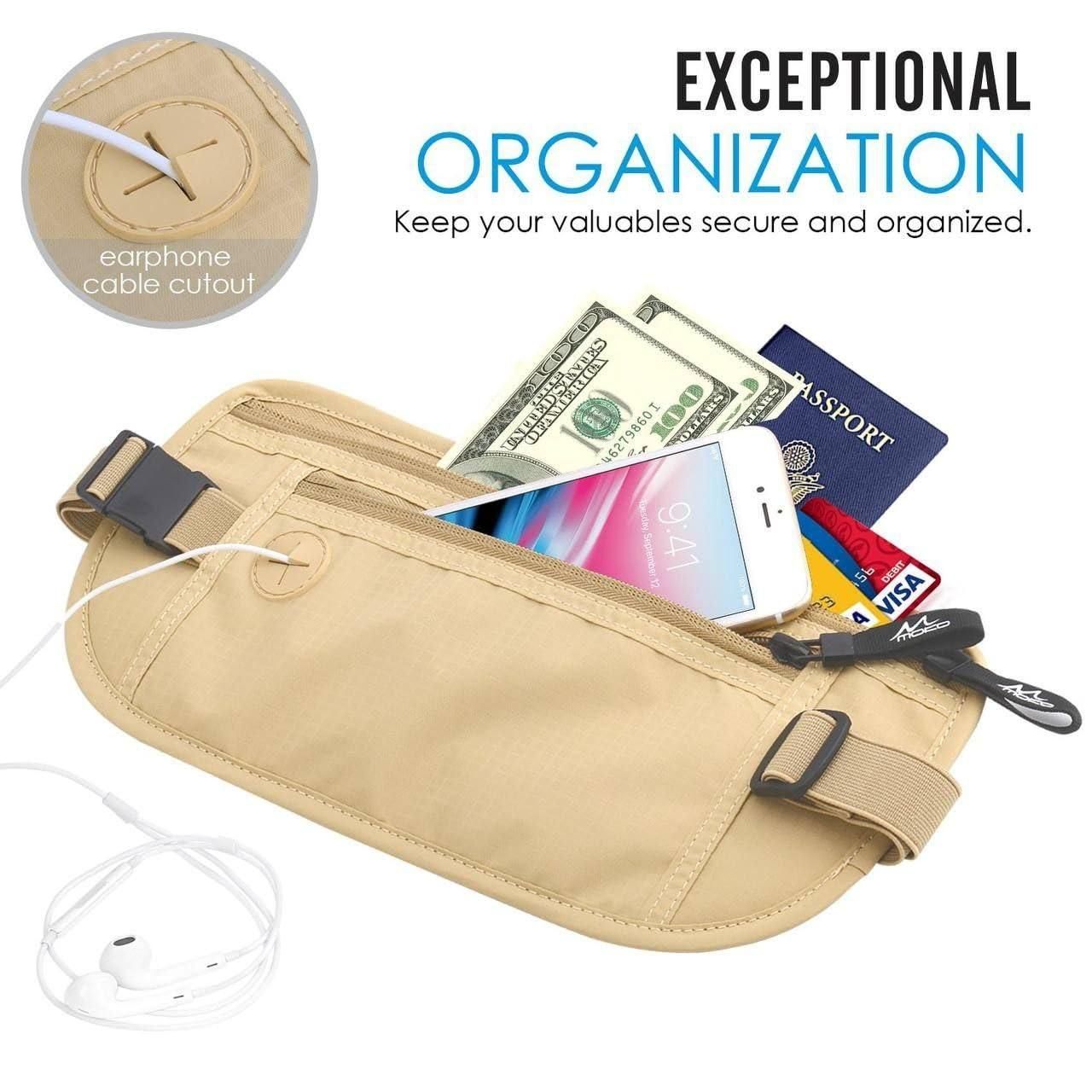 The Gir Farmer Lightweight Organic Travel Bag Waist Pouch