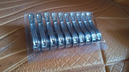 Stainless Steel Clothes pins Beach Towel Clips (10 Pcs Set) Your Brand