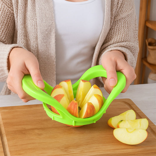 Multi Purpose Fruit Slicer Apple Cutter Regular With 8 Stainless Steel Blades Apple Slicer (1 Pc) Your Brand