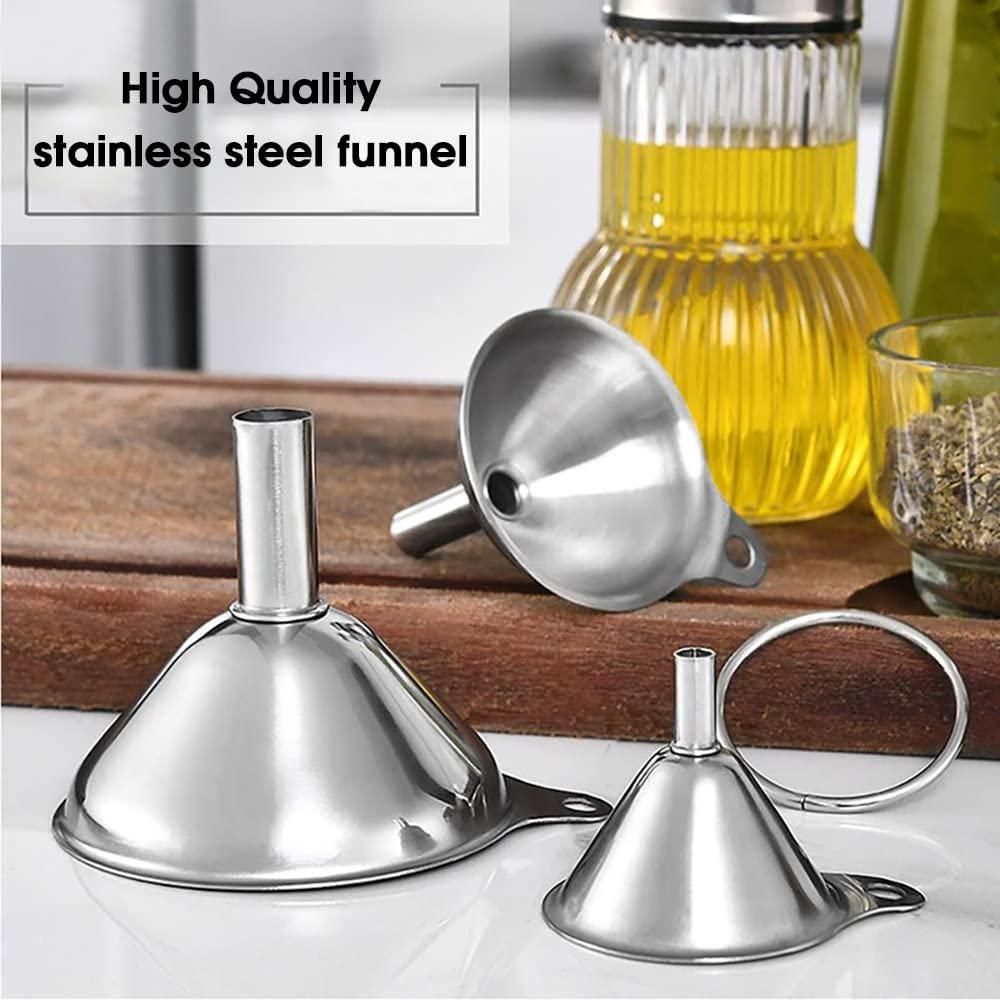 3 Pcs Funnel with Brush Set 8feb97-4