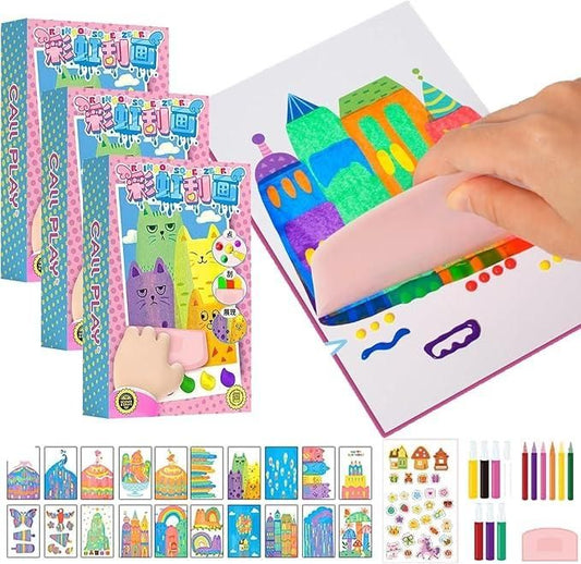 Rainbow Dot Painting Art Kits 8feb97-4