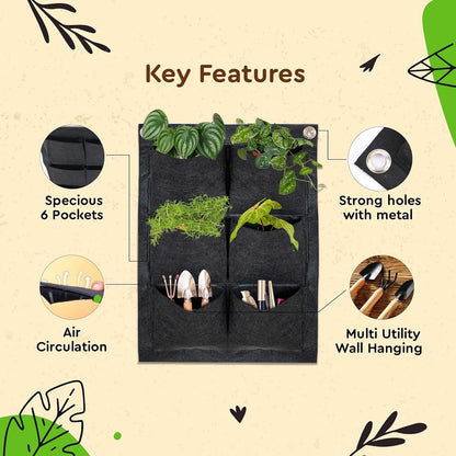 Vertical Hanging Wall Planter for Balcony�/Indoors 8feb97-4