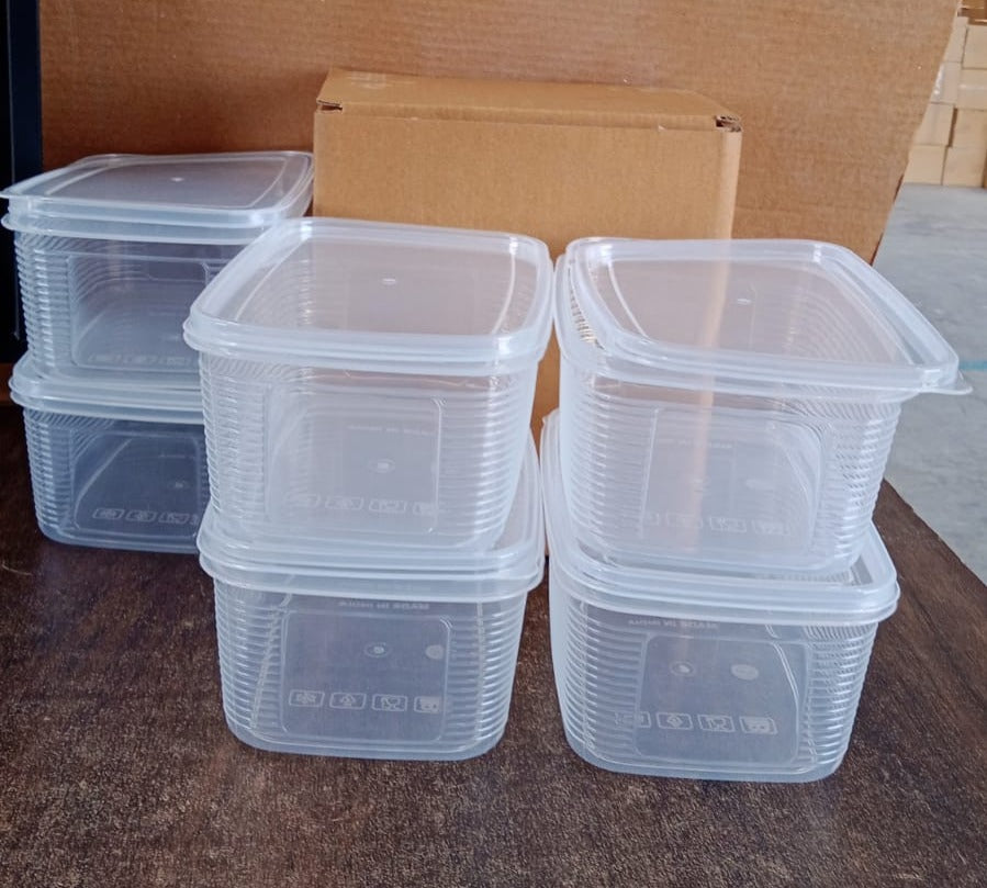 6 Pcs Multipurpose Plastic Food Storage Container Set Your Brand
