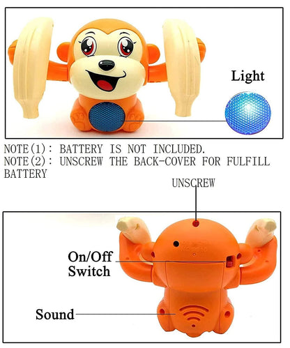 Dancing and Spinning Rolling Doll Tumble Monkey 8feb97-4