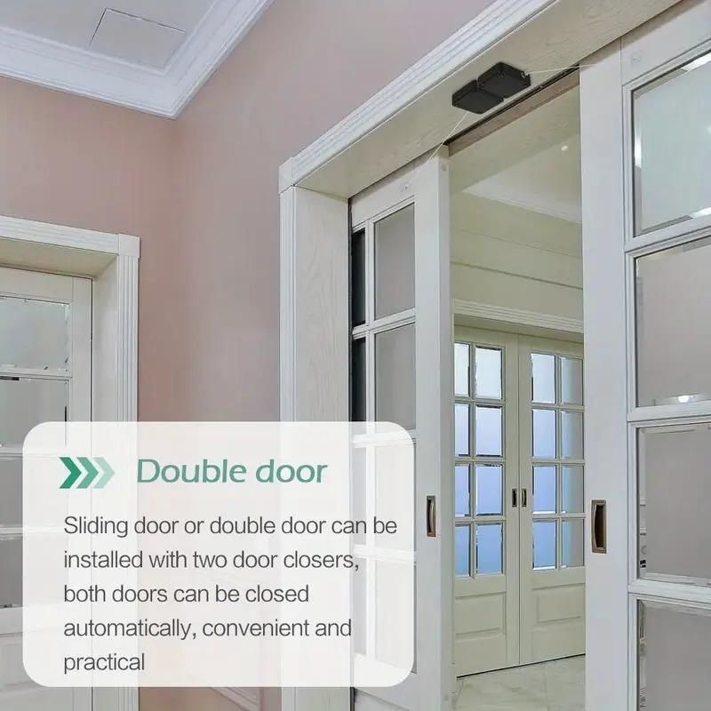 Easy-Install Automatic Door Closer - Adjustable, No-Drill Surface Mount with Sensor for Effortless Closing 8feb97-4