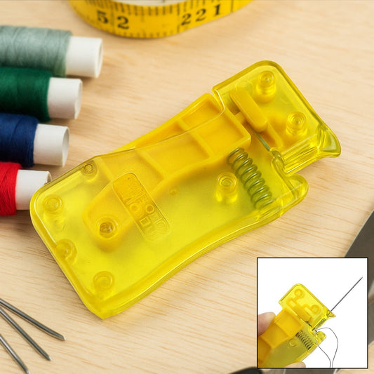 Needle Threader, Stylish Appearance Comfortable Grip Lightweight Portable Automatic Needle Threader for Sewing for Home (1 Pc) Your Brand