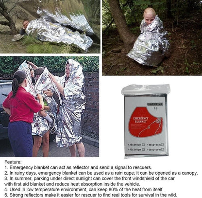 Multifunctional Rescue Foil Heat Blankets (Pack of 2) 8feb97-4