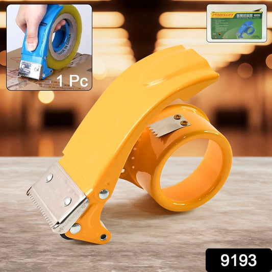 Metal Packing Tape Dispenser Cutter for Home Office use, Tape Dispenser for Stationary, Tape Cutter Packaging Tape Your Brand