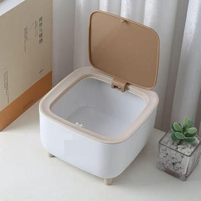 Classy Desktop Push Button Trash Bin The Gir Farmer