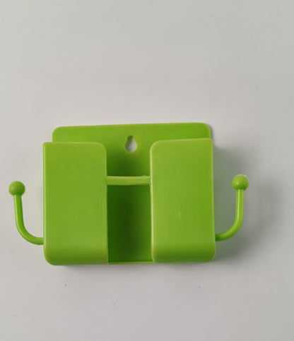 1 Pc Neon Green Wallmount Mobile Stand With Hook Your Brand