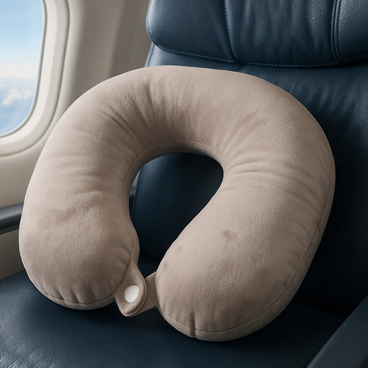 Soft Neck Pillow for Car, Home, Airplane Travel, Travel Neck Pillow for Sleeping & Travel Essentials for Neck Rest Multipurpose Comfortable Head Rest Neck Holder Pillow (1 Pc) Your Brand