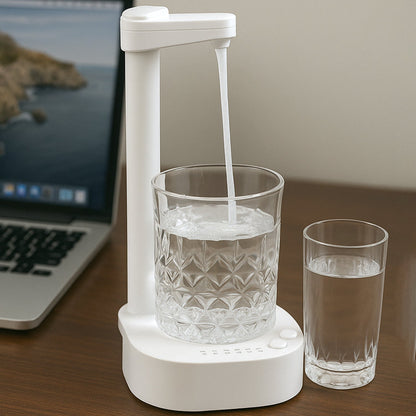 USB Charging Desktop Water Dispenser – Smart One Button Operation, Portable Water Pump for Home & Office Your Brand