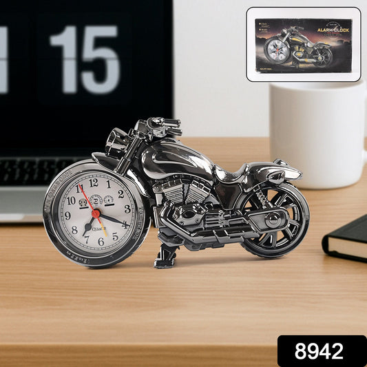 Motorcycle Alarm Clock, Motor Table Clock for Home Decor (1 Pc) Your Brand