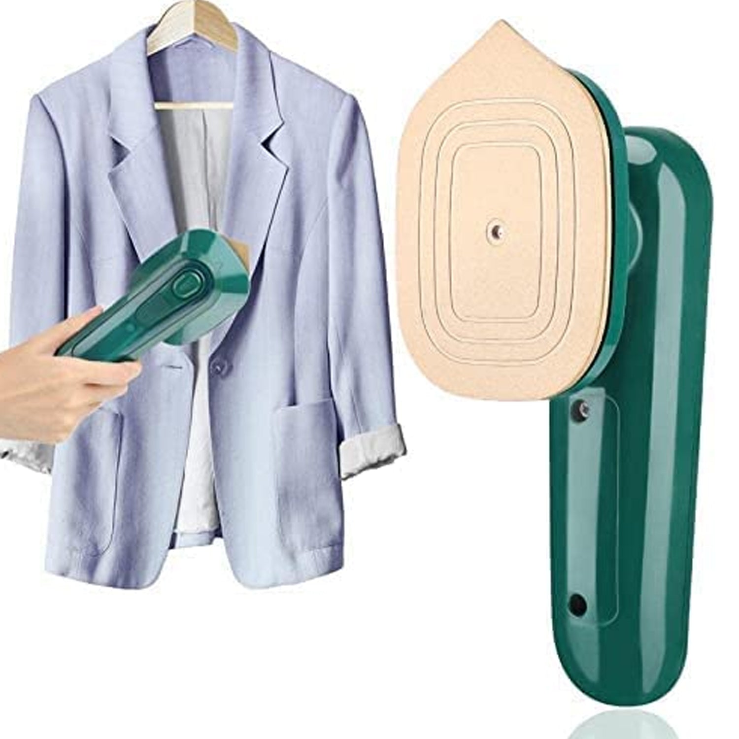 Mini Steamer & Iron: 2-in-1 Portable Travel Friendly Your Brand