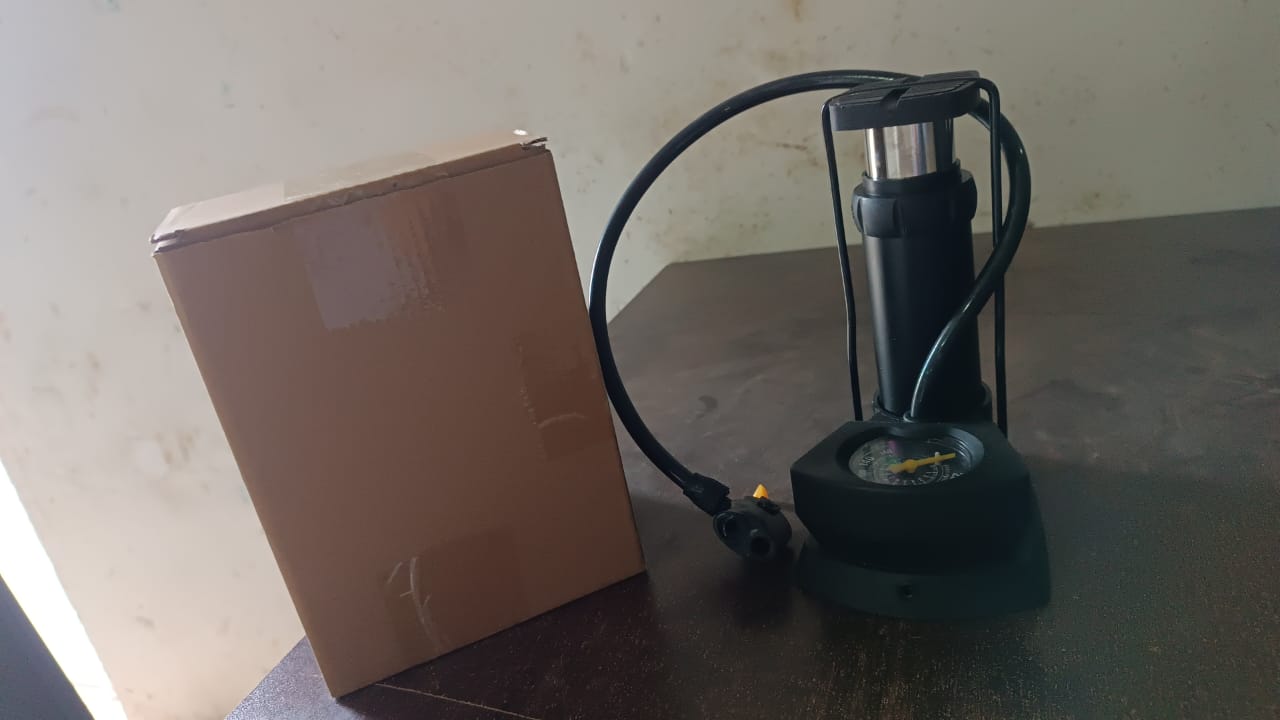 Portable High Pressure Foot Air Pump (1 Pc) Your Brand