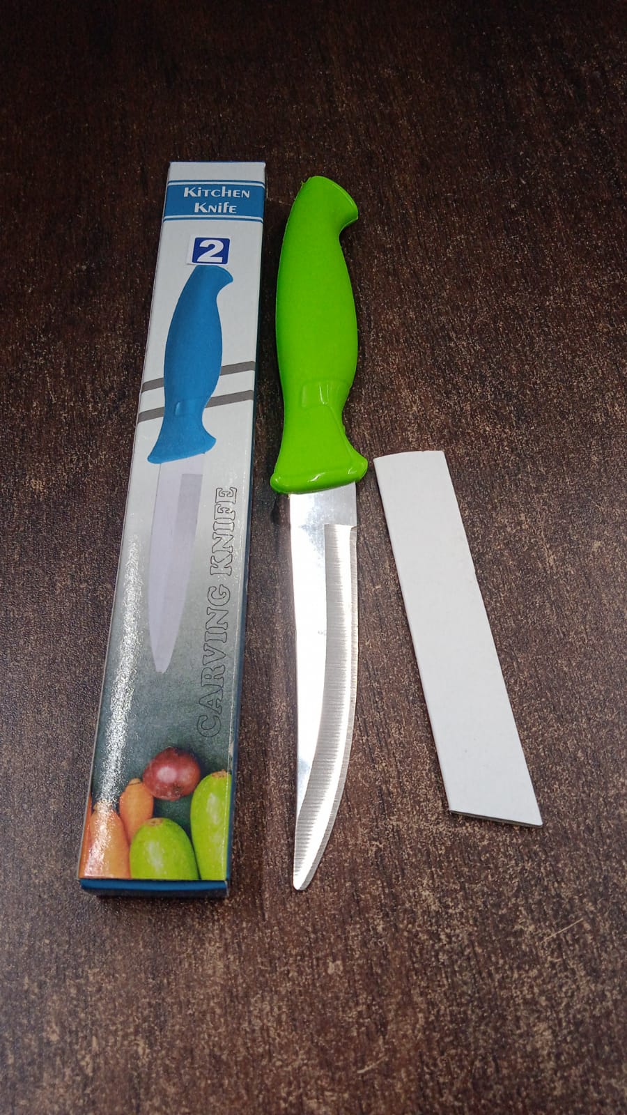 Heavy-Duty Stainless Steel Kitchen Knife with Ergonomic Handle (1 Pc) Your Brand